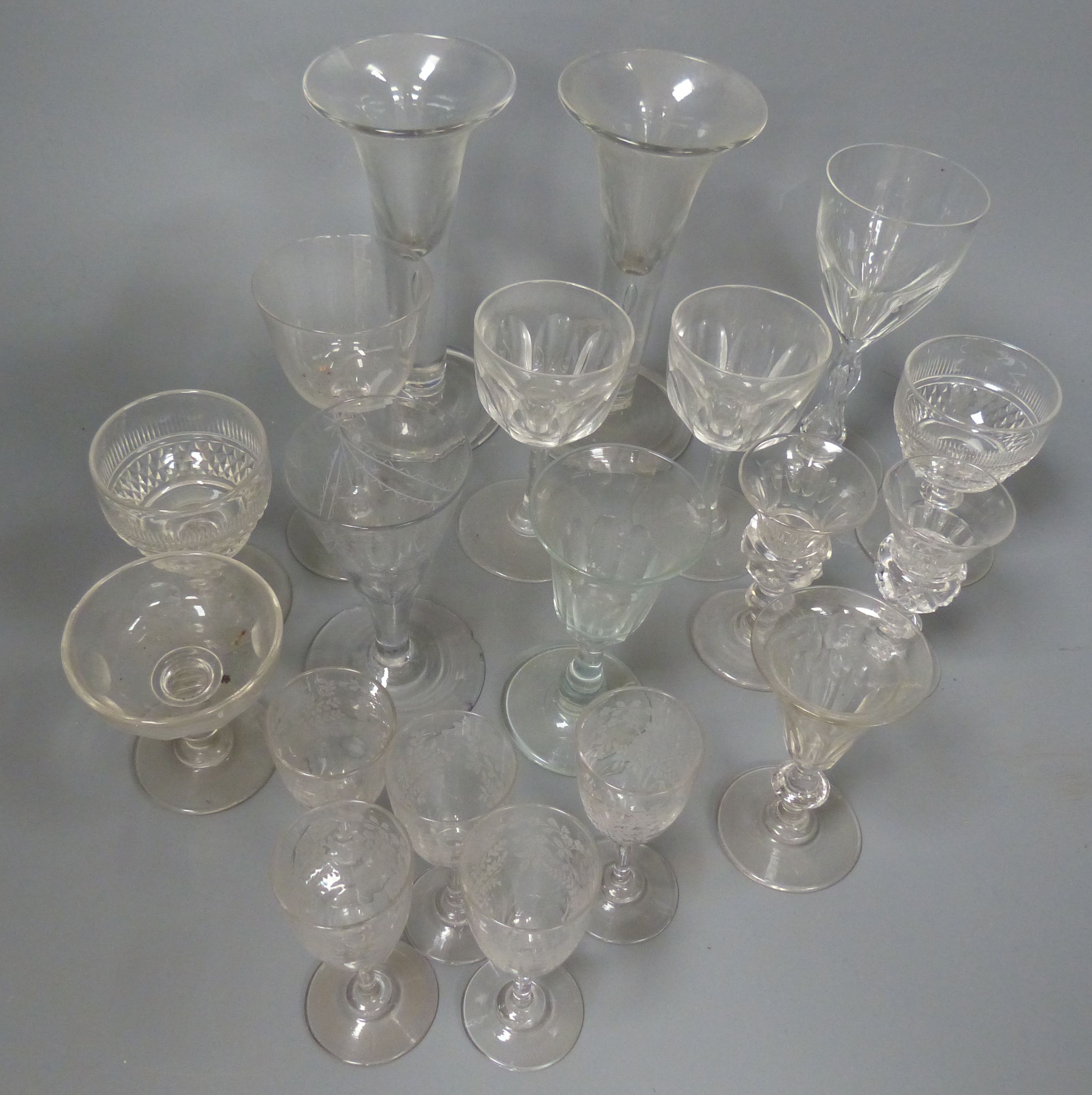 A quantity of mixed glass